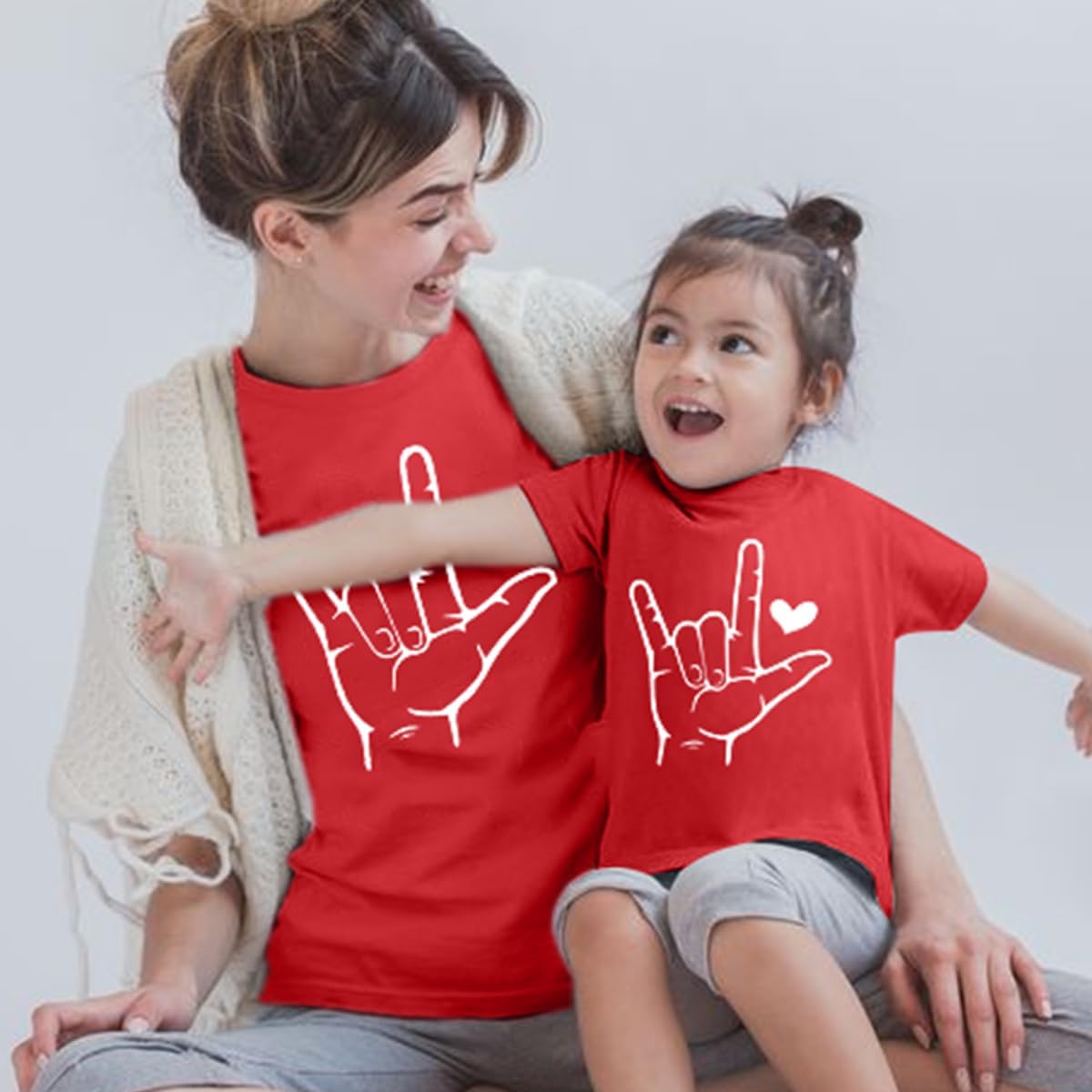 Mommy and Me Valentines Outfits: Boys Girls Toddler T-Shirt Valentines Shirts Cute Kid Gifts Tee Matching Tee Tops