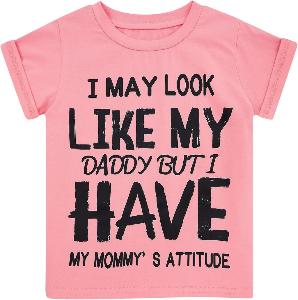 UNICOMIDEA Toddler Girls T-Shirt Graphic Short Sleeve Tee Shirts for 2-6 Years