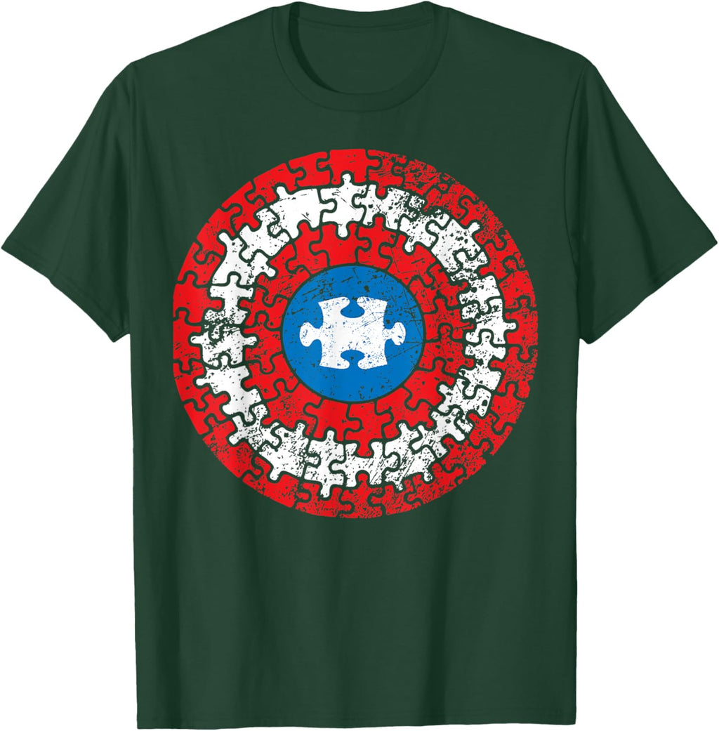 Autism Awareness Captain Shirt Support Autistic Superkid