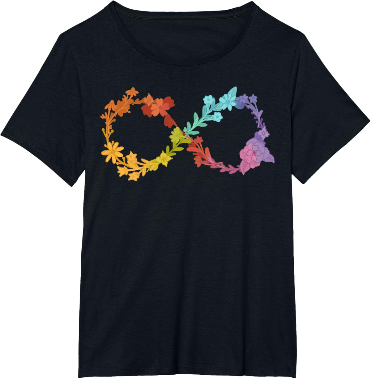 Floral Neurodiversity Infinity Symbol Autism Awareness