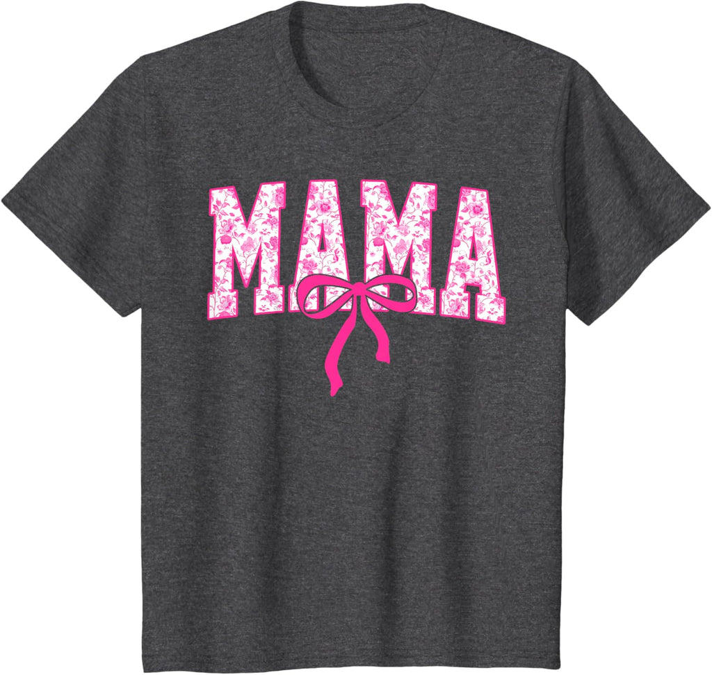 Coquette Pink Chinoiserie Mama Floral Bow Mom Mothers Day