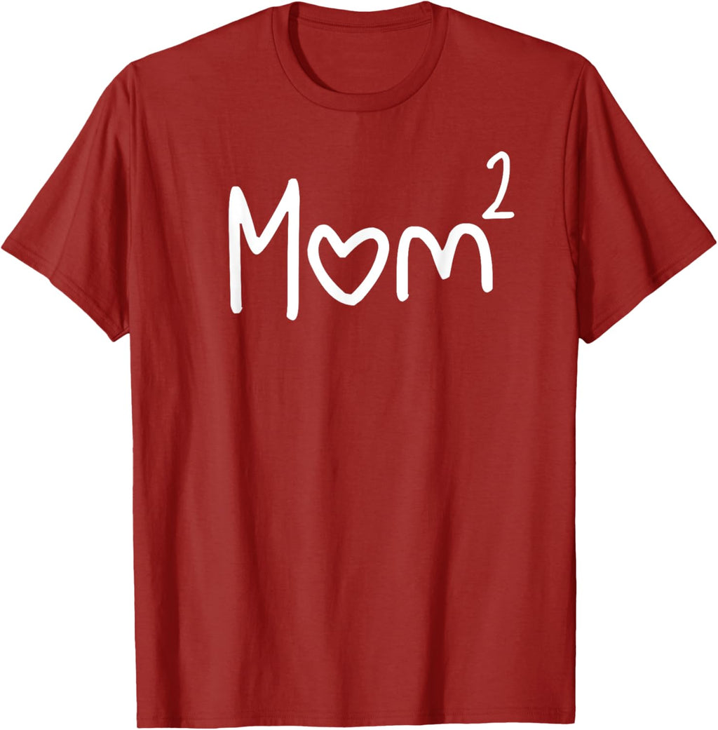 Mom Of Two Kid Mother Day Shirt Mom 2 Squared Mommy Shirt