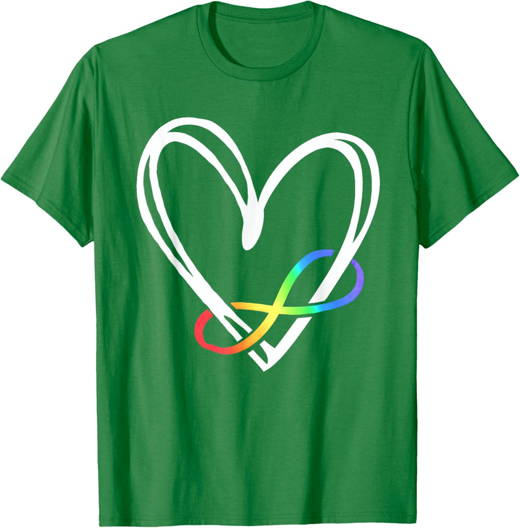 Infinity Heart Autism Awareness Love Needs No Words Tie Dye
