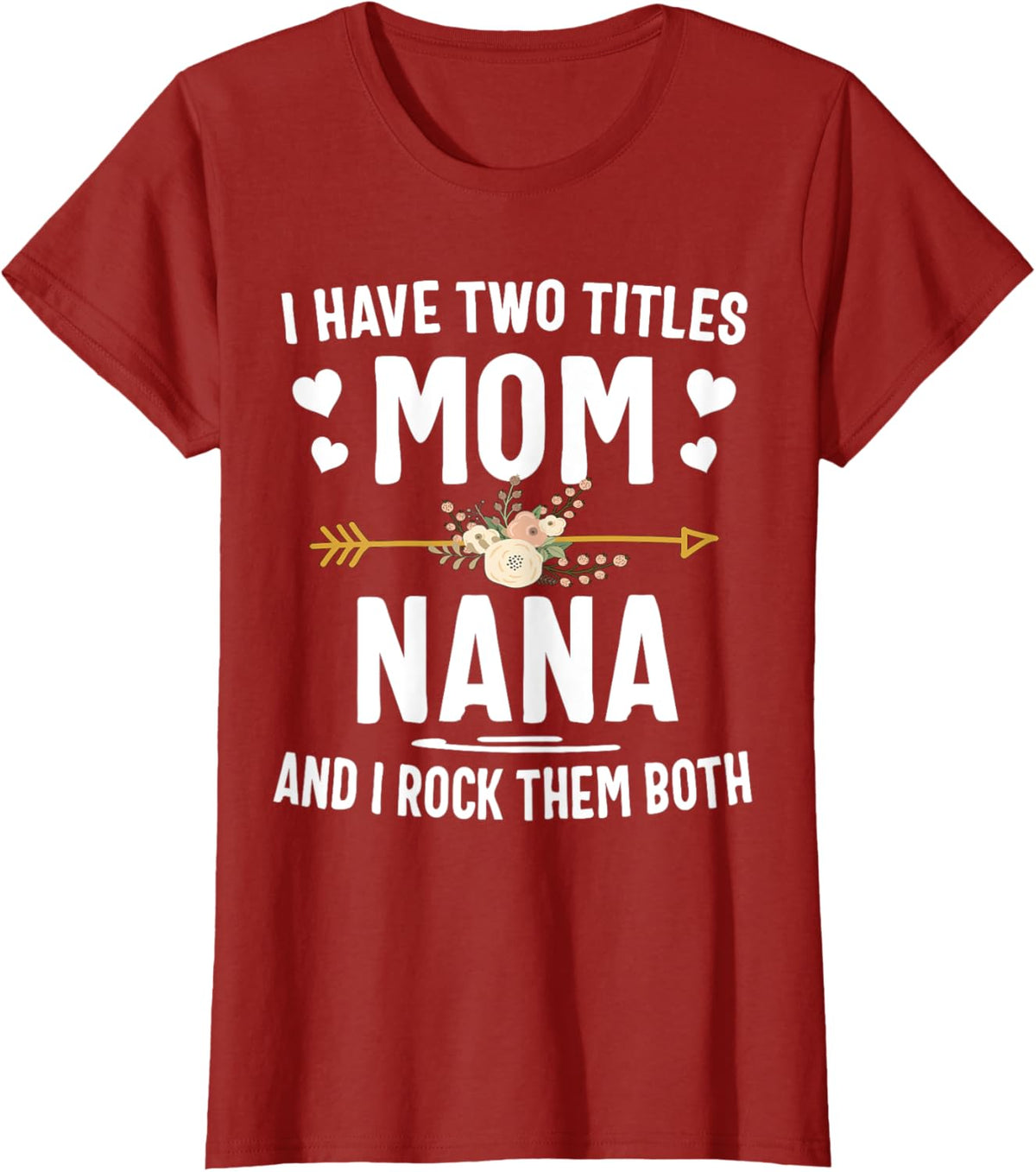 I Have Two Titles Mom And Nana Shirt Mothers Day Gifts Mother Shirt