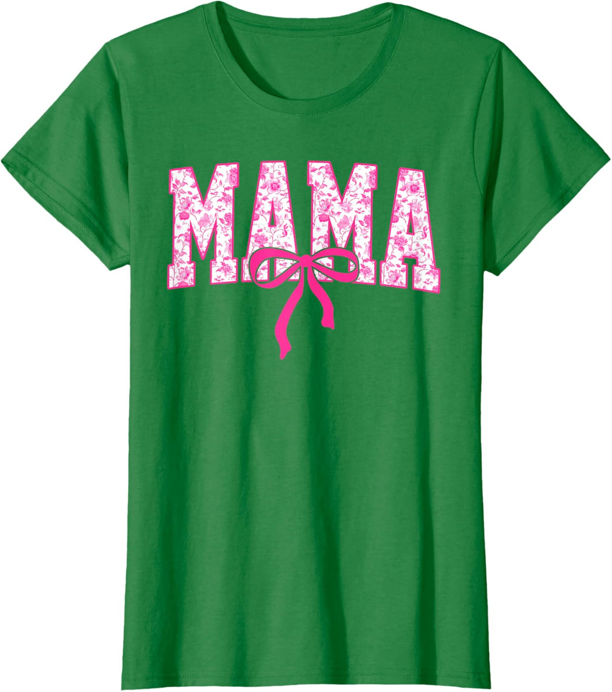 Coquette Pink Chinoiserie Mama Floral Bow Mom Mothers Day