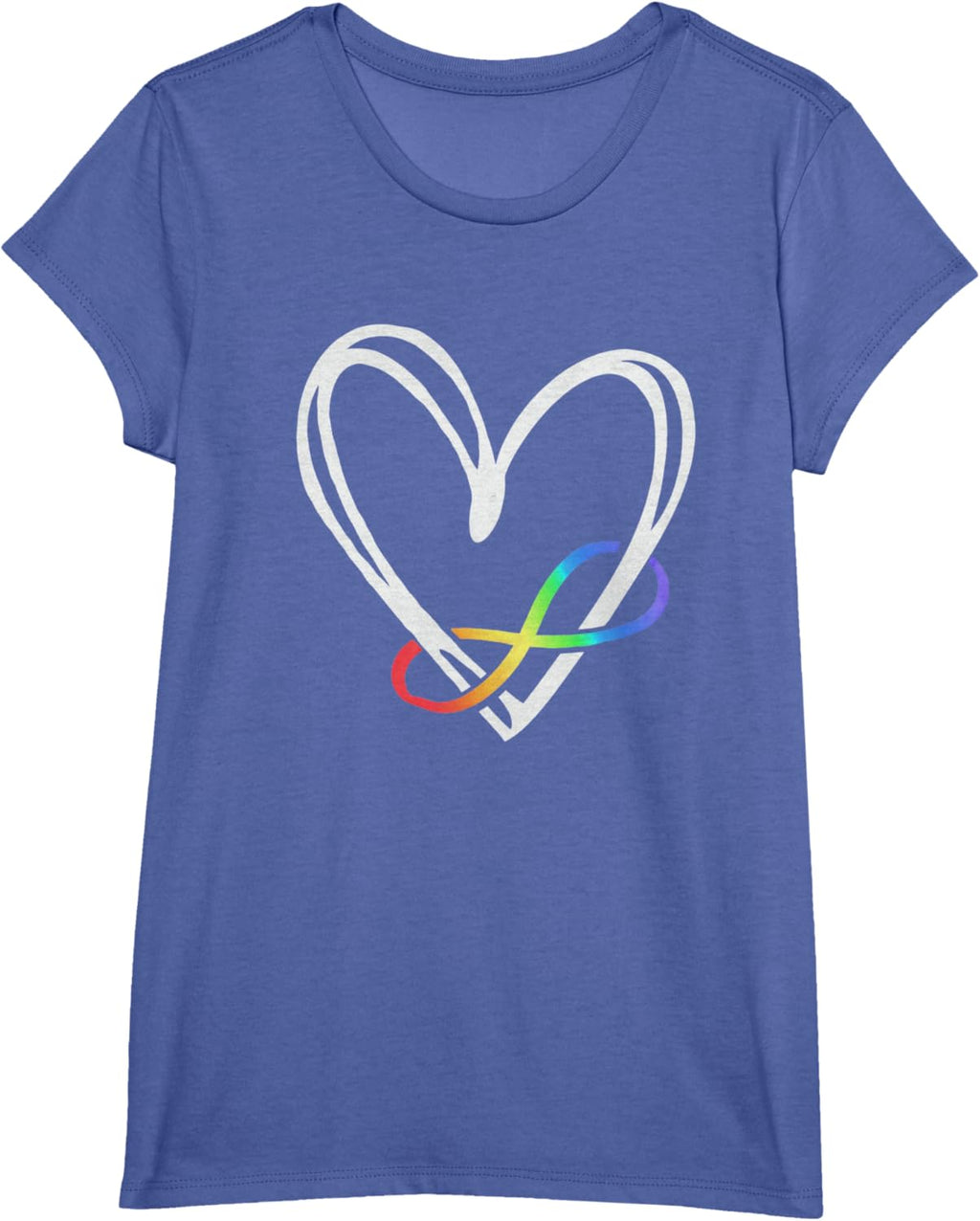 Infinity Heart Autism Awareness Love Needs No Words Tie Dye