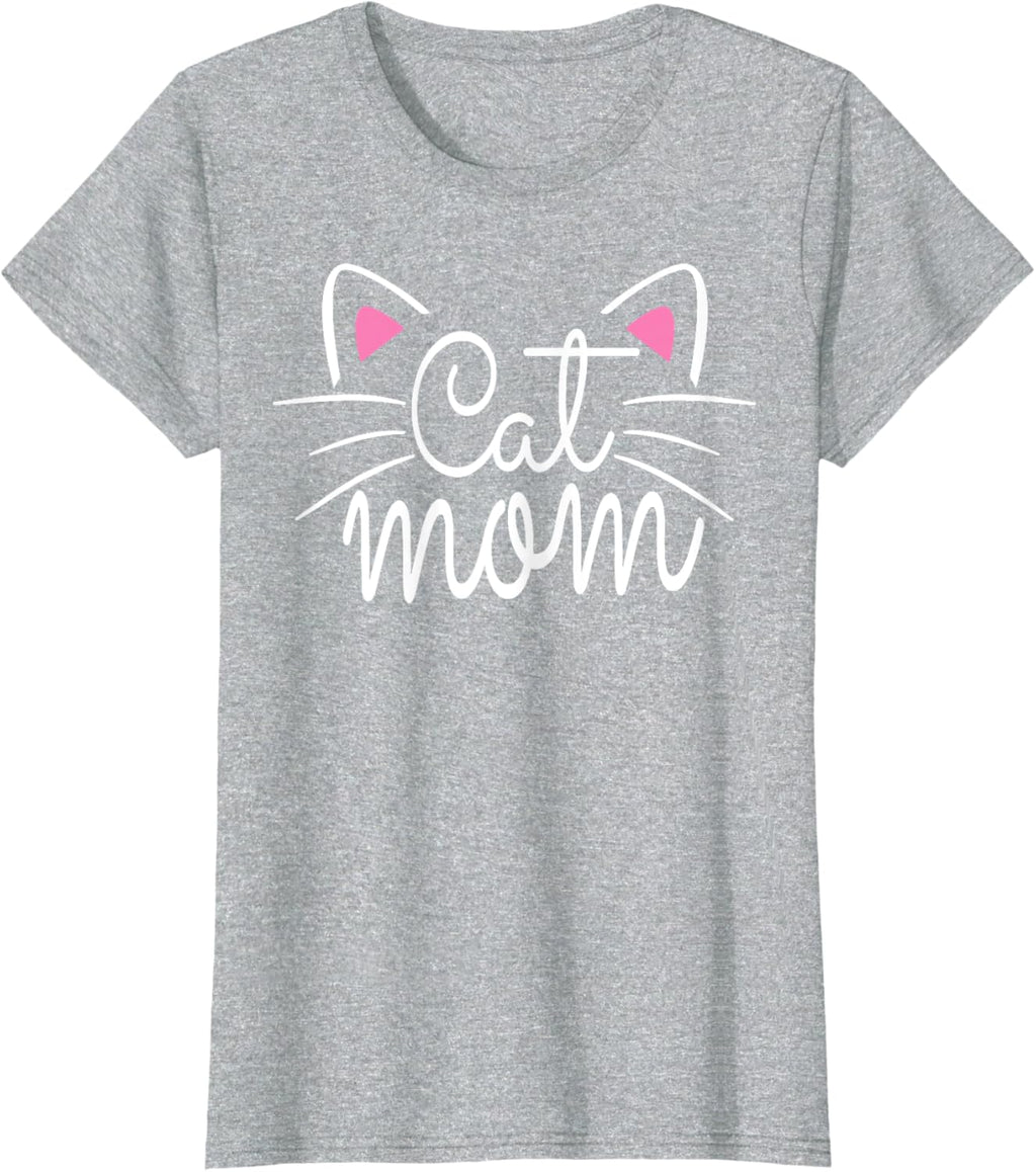 Cat Mom Happy Mothers Day For Cat Lovers Family Matching Mother Shirt