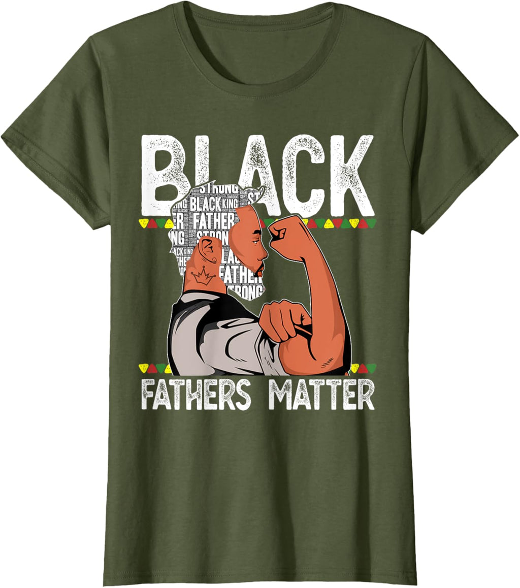 Black Fathers Matter Dope Black Dad King Fathers Day