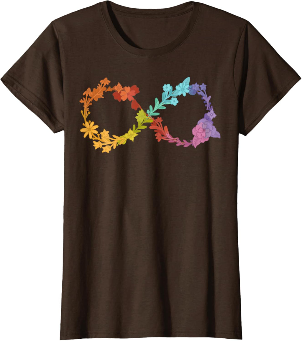 Floral Neurodiversity Infinity Symbol Autism Awareness