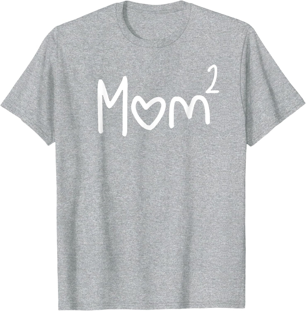Mom Of Two Kid Mother Day Shirt Mom 2 Squared Mommy Shirt