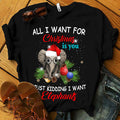 All i want for christmas is you Christmas Shirts, Elephants christmas t shirt, Best christmas gifts unisex shirt, Christmas t shirts 2021